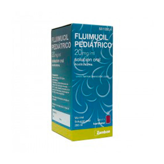 Fluimucil Pediátrico 20 Mg/ ml Solución Oral 1 Frasco 200 ml