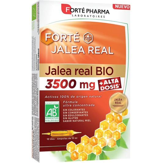 Forté Pharma Jalea Real Bio 3500 Mg  , 10 ampollas