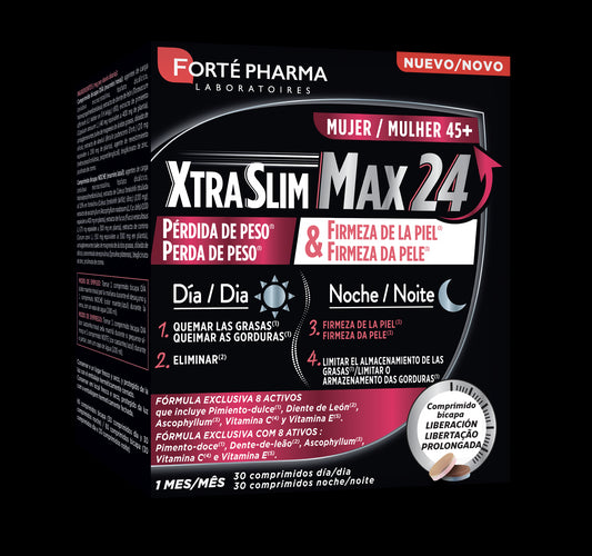 Forté Pharma Xtraslim Max 24 45+, 60 Comprimidos