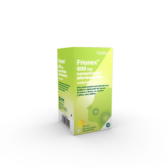 Frionex 600 Mg , 20 comprimidos efervescentes