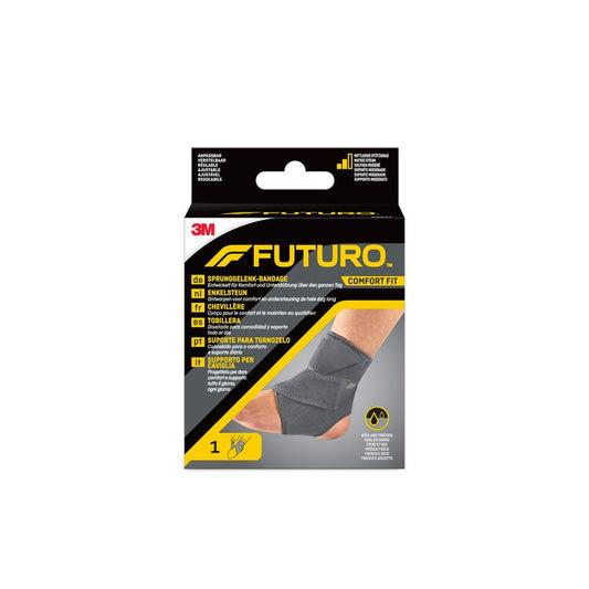 Futuro™ Tobillera Ajuste Confort 04037, Ajustable (17.8 Cm – 29.2 Cm)