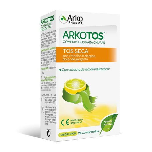 Arkotos Tos Seca 24 Comprimidos Arkopharma