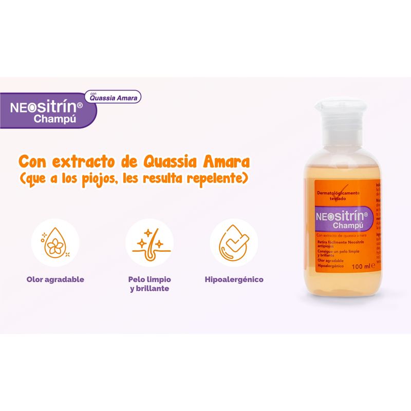 NEOsitrín® Champú Antipiojos 100 ml