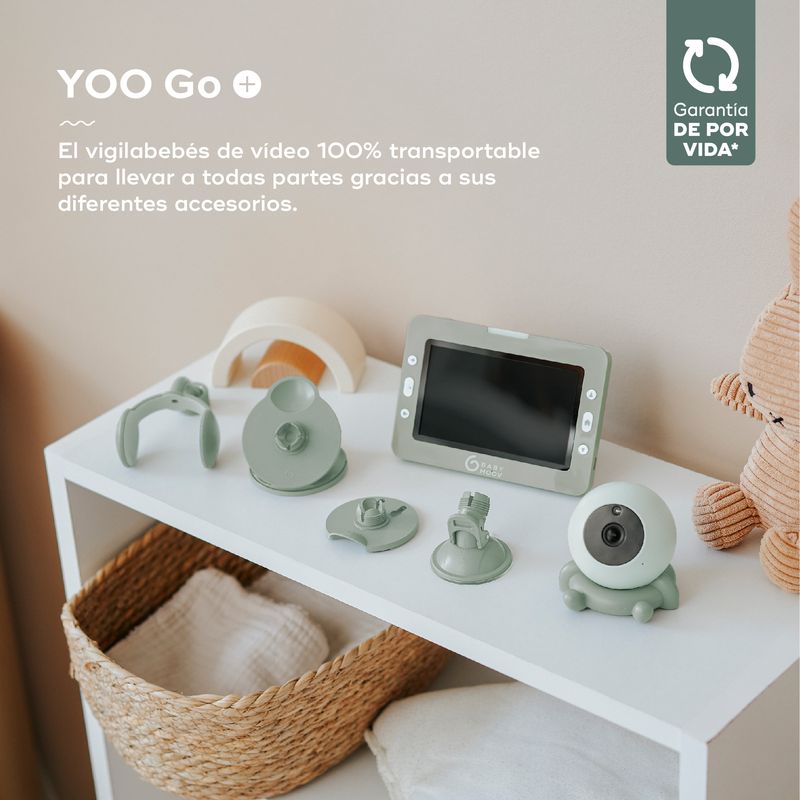 Babymoov Vigilabebés De Vídeo Yoo-Go(+) Con 4 Accesorios