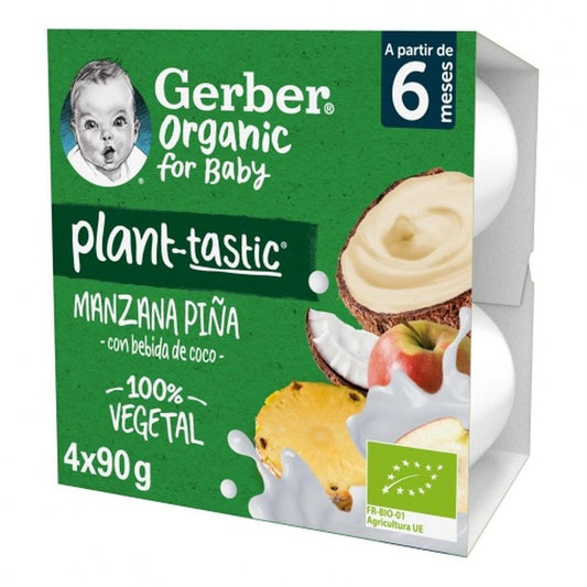 GERBER Organic Plant-tastic Manzana Piña