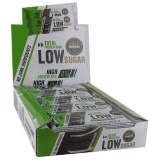 Gold Nutrition Total Protein Low Sugar Bar Cookies-Cream 10Ud