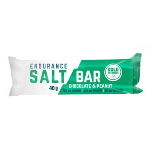 Gold Nutrition Endurance Salt Bar Choco-Cacahuete 15Ud.