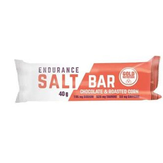Gold Nutrition Endurance Salt Bar Choco-Maiz Tostado 15Ud.