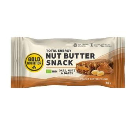 Gold Nutrition Nut Butter Snack Peanut 15Uds. Bio