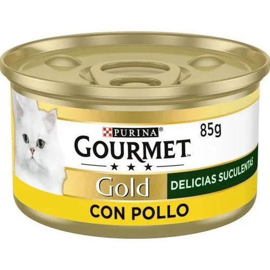 Gourmet Gold Delicias Suculentas Pollo 24X85Gr