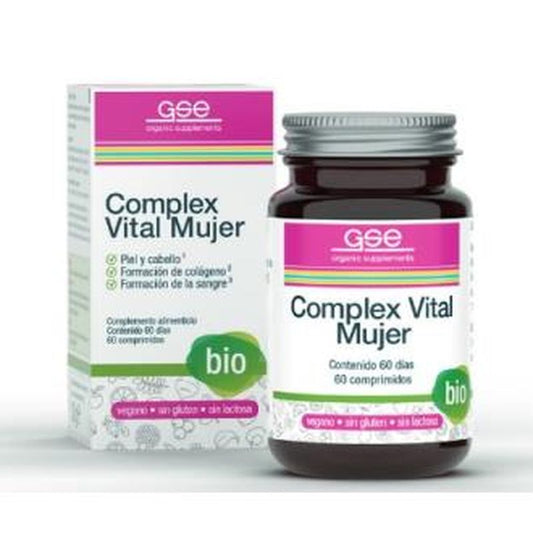 Gse Complex Vital Mujer 60 Comprimidos Bio Vegan 