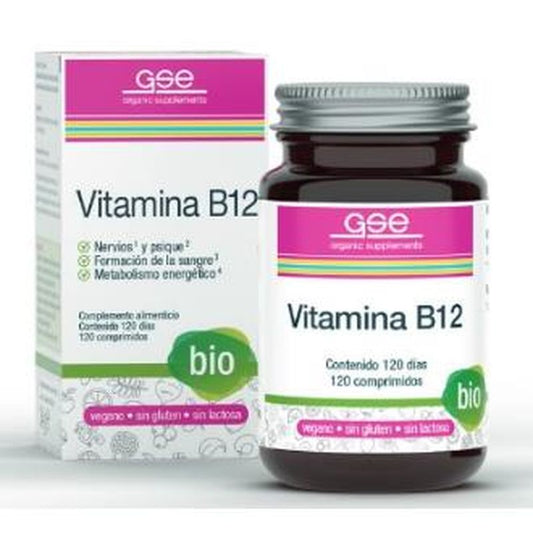 Gse Vitamina B12 120 Comprimidos Bio Vegan 