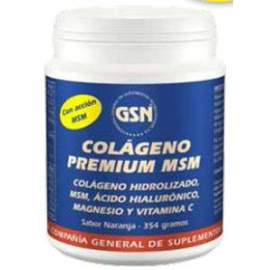 Gsn Colageno Premium Msm Sabor Naranja 354Gr. 