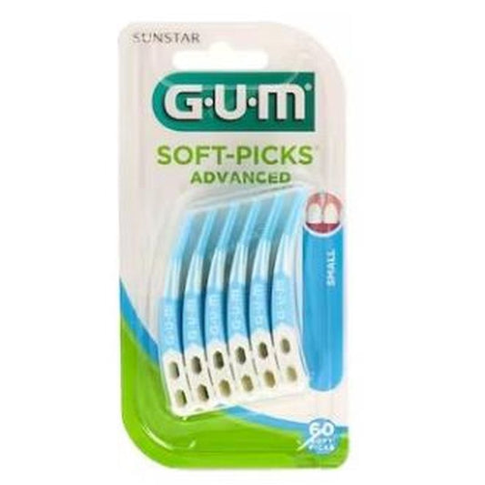 Gum Cepillo Interdental Soft Picks Small 60Un Azul 