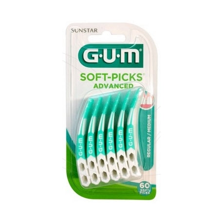 Gum Cepillo Interdental Soft Picks Regular 60Un Verde 