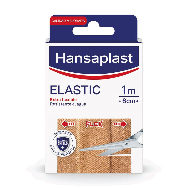 Hansaplast Elastic 1 M x6 Cm, 1 unidad