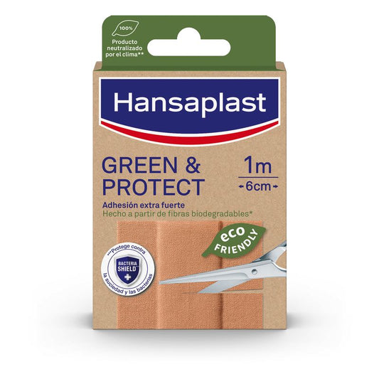 Hansaplast Green & Protect, 10 tiras