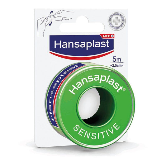 Hansaplast Esparadrapo Sensitive 5 M X 2,5 Cm , 1 unidad