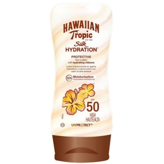 Hawaiian Tropic Loción Silk SPF50 180 ml