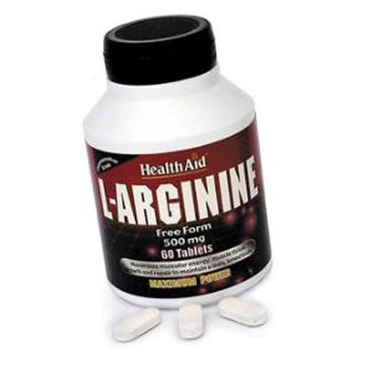 Health Aid L-Arginina 500Mg. 60Comp 