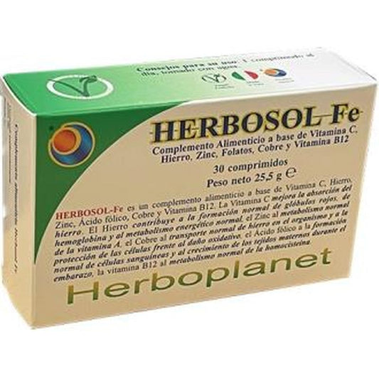 Herboplanet Herbosol Fe 30 Comprimidos