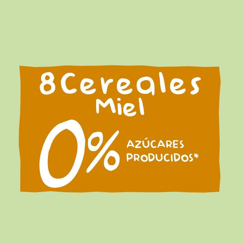 Hero Baby Papilla De Cereales 8 Cereales Con Miel 340G