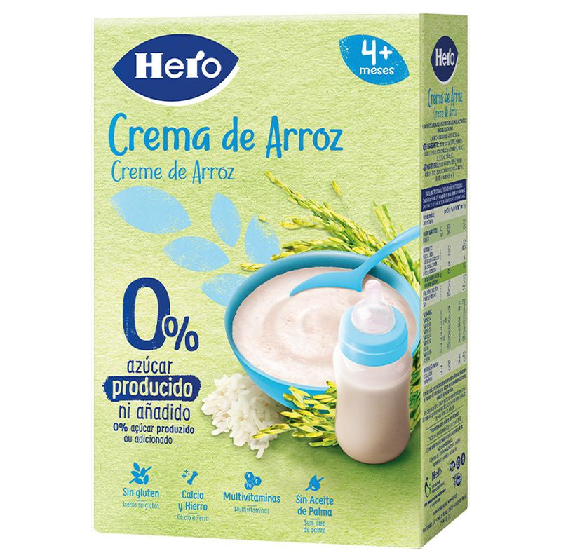 Hero Baby Papilla De Cereales Hero Baby Crema De Arroz 220G