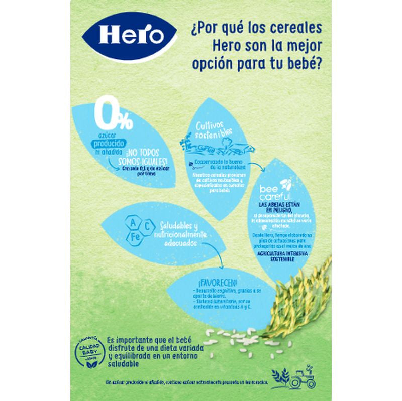 Hero Baby Papilla De Cereales Hero Baby Crema De Arroz 220G