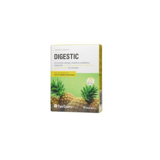Herbora Digestic , 12 sticks de 4 gr