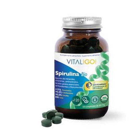 Herbora Vital Go Spirulina Bio 500Mg 120 Comprimidos 