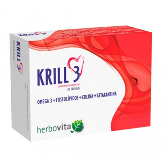 Herbovita Krill3  , 60 cápsulas