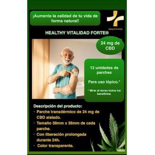 Healthy Vida Healthy Vitalidad Forte Parches Cbd 12Ud. 