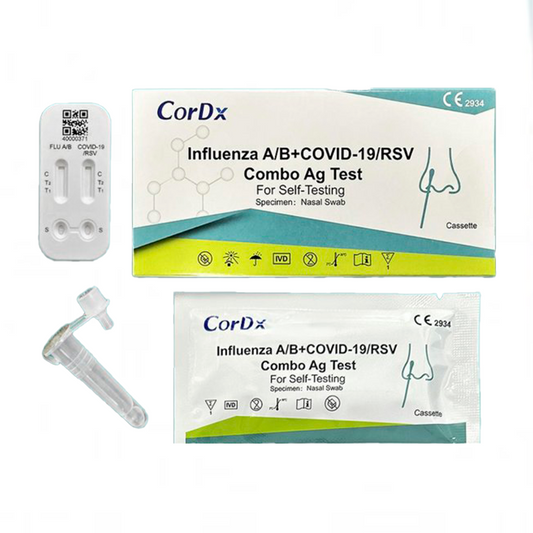 Test de Antígenos Rápido Combinado COVID-19, Gripe A y B y VRS