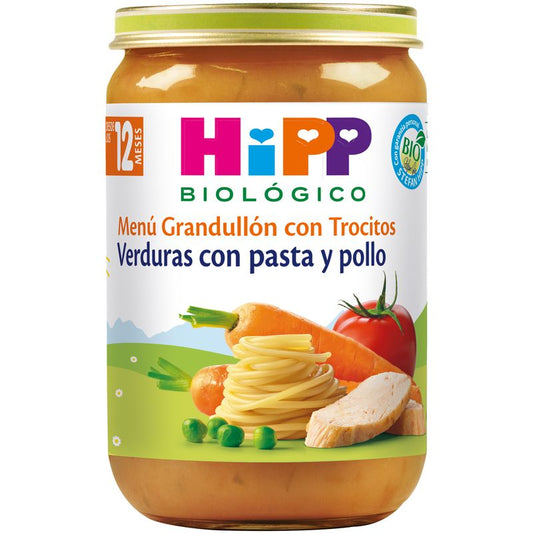Hipp  Tarrito De Verduras Con Pasta Y Pollo Bio, 220 G