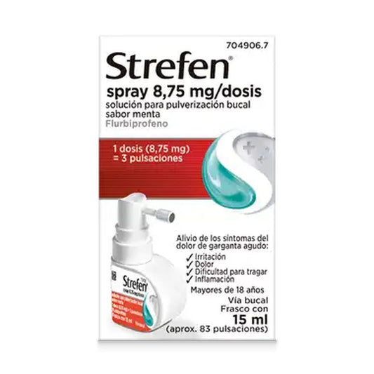 Strefen Spray 8,75 mg por Dosis, 15 ml