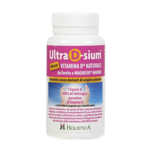 Holistica Ultra D-Sium Vit.D + Mg 60Perlas 
