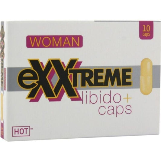 Hot Exxtreme Cápsulas Aumento Líbido Mujer 10 Cps 