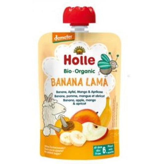 Holle Smoothie Banana Lama Platano 6Meses 100Gr. Demeter 