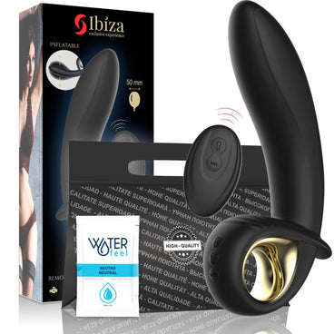 Ibiza Technology Vibrador Hinchable Anal/Vaginal Control Remoto