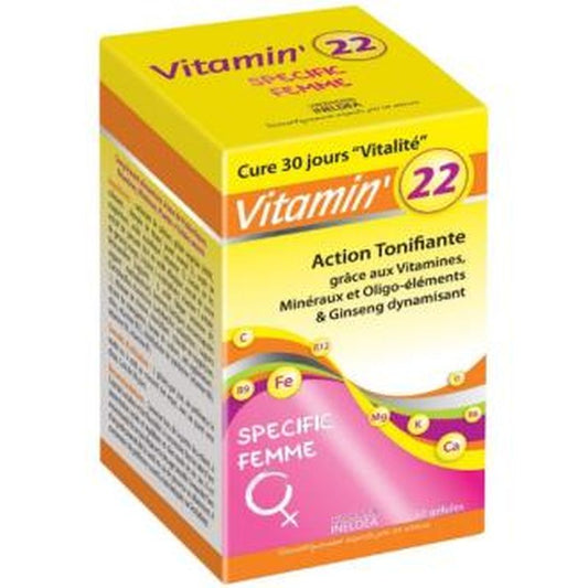 Ineldea Vitamin 22 Vitaminas-Olig-Plantas Mujer 60 Cápsulas