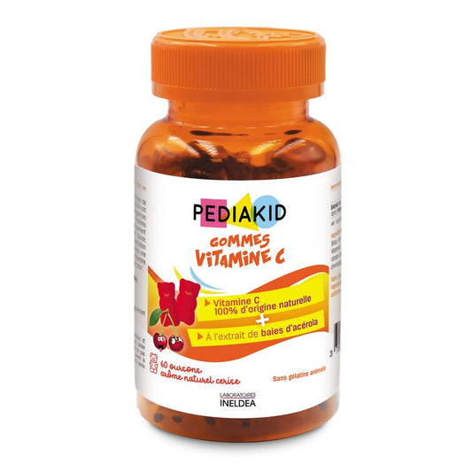 Ineldea Pediakid Ositos Vitamina C Sabor Cere , 60 gominolas