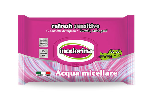 Inodorina Toallitas Sensitive Agua Micelar 40Ud