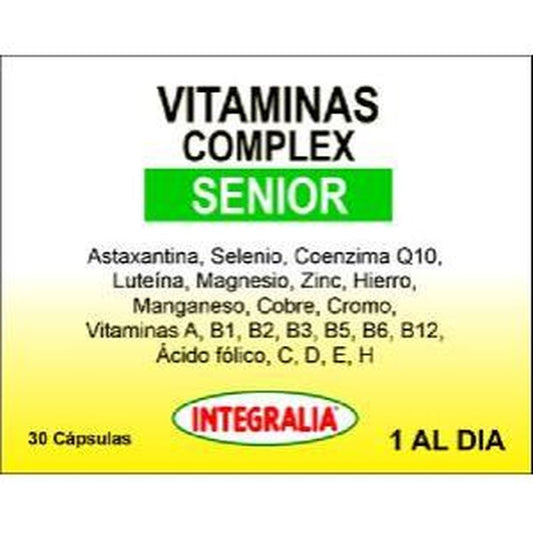 Integralia Vitaminas Complex Senior 30 Cápsulas 