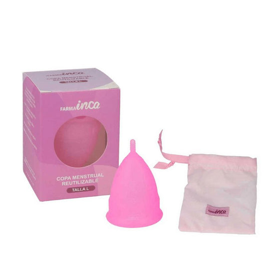 Inca Copa Menstrual Reutilizable Y Esterilizador Plegable Talla L 