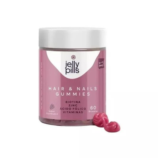 Jelly Pills Hair And Nails Complemento Alimenticio En Formato Gummies , 60 gummies