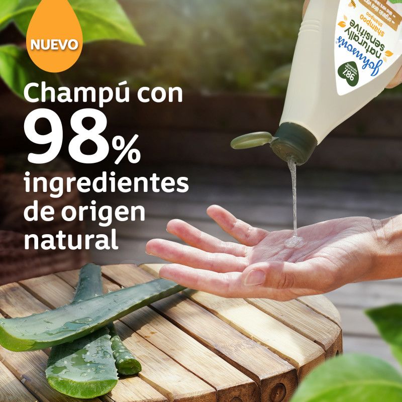 Johnson´S Baby Champú Bio Naturally Sensitive, 395 ml