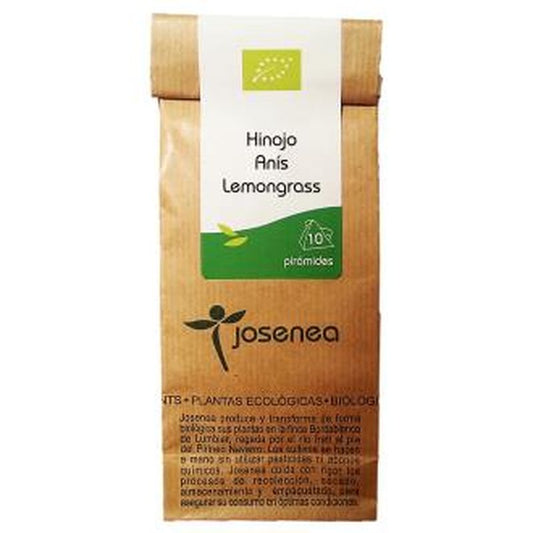 Josenea Hinojo Anis Lemongrass 10Piramides Bio