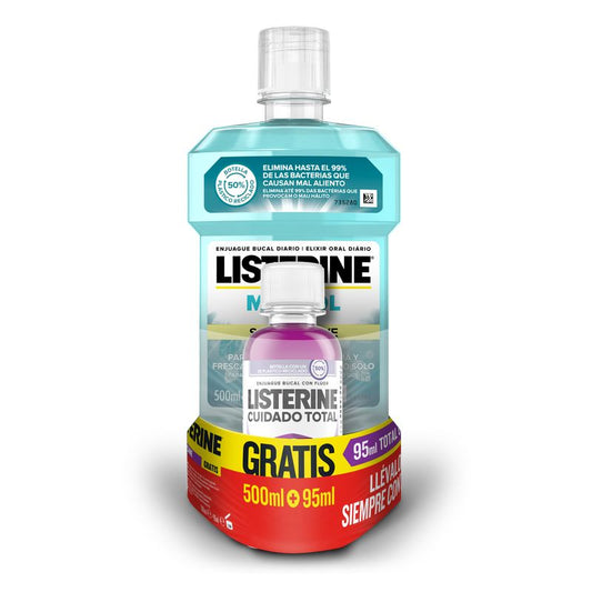 Listerine Mentol Suave 500Ml + Ct 95Ml