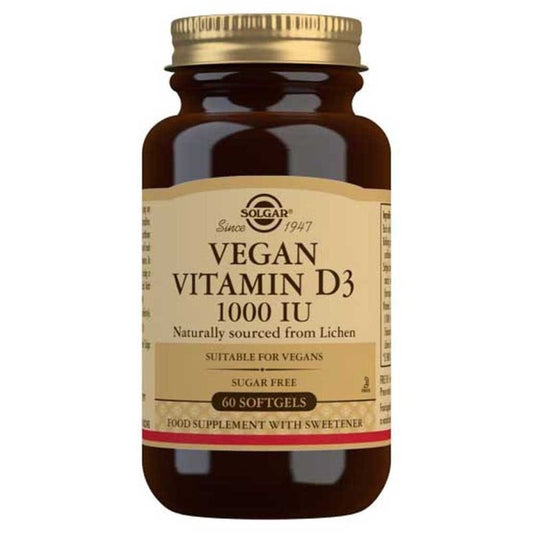 Solgar Vitamina D3 1000Ui (25Mcg) 60 Cápsulasblandas