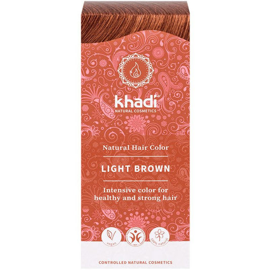 Khadi Herbal Color Castaño Claro , 100 gr